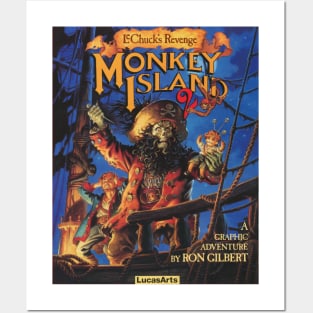 Monkey Island 2: Lechuck's Revenge [Text] Posters and Art